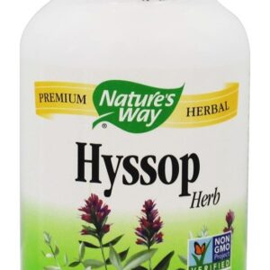 Erva de Hissopo 450 mg. - Cápsulas vegetarianas 100 Nature's Way