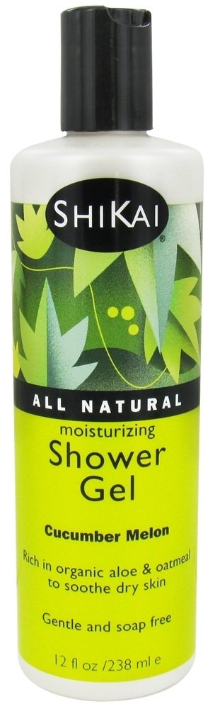 Hidratante Gel de Duche Pepino Melão - 12 fl. oz. Shikai