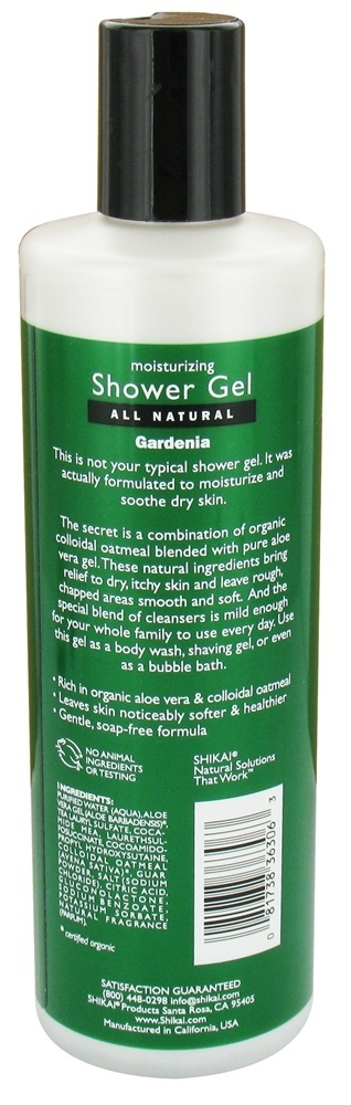 Gel de banho hidratante Gardenia - 12 fl. oz. Shikai - Imagem 2