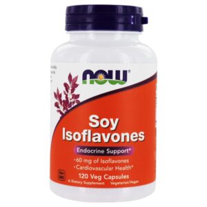 Isoflavonas de Soja 60 mg. - 120 Cápsula (s) vegetal (s) NOW Foods