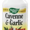 Comprar pimenta de caiena e alho 530 mg. - cápsulas 100 nature's way preço no brasil ervas pimenta cayenne suplemento importado loja 1 online promoção -