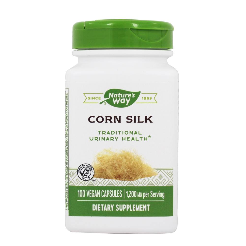 Milho Silk Saúde Urinária Tradicional 1200 mg . - Cápsulas Vegan 100 Nature's Way