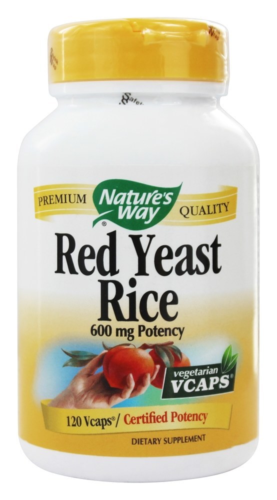 Arroz de fermento vermelho 600 mg. - Cápsulas vegetarianas 120 Nature's Way
