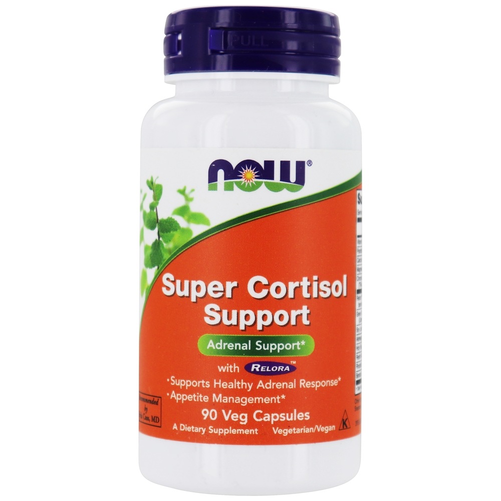 Suporte para Super Cortisol Adrenal - 90 Cápsula (s) vegetal (s) NOW Foods