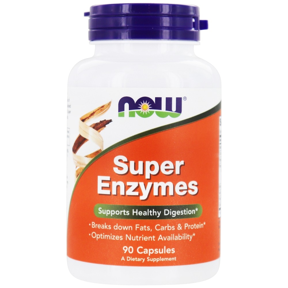 Super Enzimas - Cápsulas 90 NOW Foods