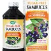Comprar sambucus bio-certified black sabugueiro xarope sem açúcar - 8 fl. Oz. Nature's way preço no brasil ervas sabugueiro suplemento importado loja 1 online promoção -