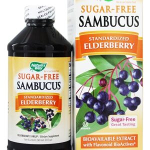 Comprar sambucus bio-certified black sabugueiro xarope sem açúcar - 8 fl. Oz. Nature's way preço no brasil ervas sabugueiro suplemento importado loja 29 online promoção -