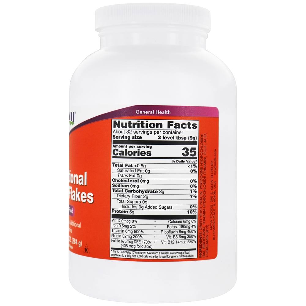 Flocos Nutritivos de Fermento - 10 oz. NOW Foods - Imagem 2