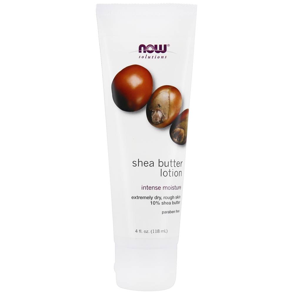 Loção de Manteiga de Karité - 4 fl. oz. NOW Foods
