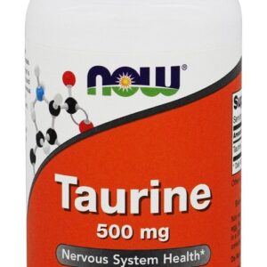 Taurina 500 mg. - Cápsulas 100 NOW Foods