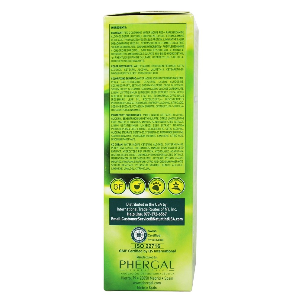 Cor permanente do cabelo 10A Luz Cinza Loira - 5.6 fl. oz. Naturtint - Imagem 2