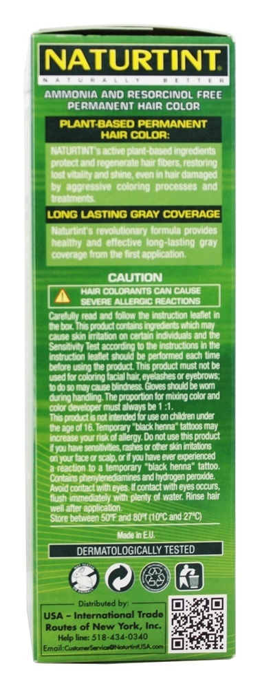 Cor permanente do cabelo 10A Luz Cinza Loira - 5.6 fl. oz. Naturtint - Imagem 5