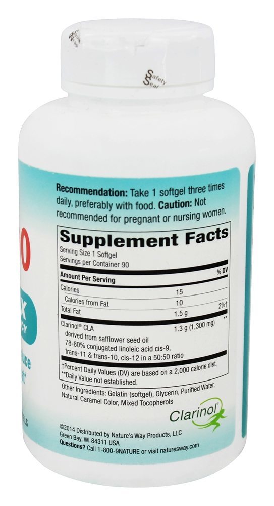 CLA 1300 - 90 Softgels Nature's Way - Imagem 2
