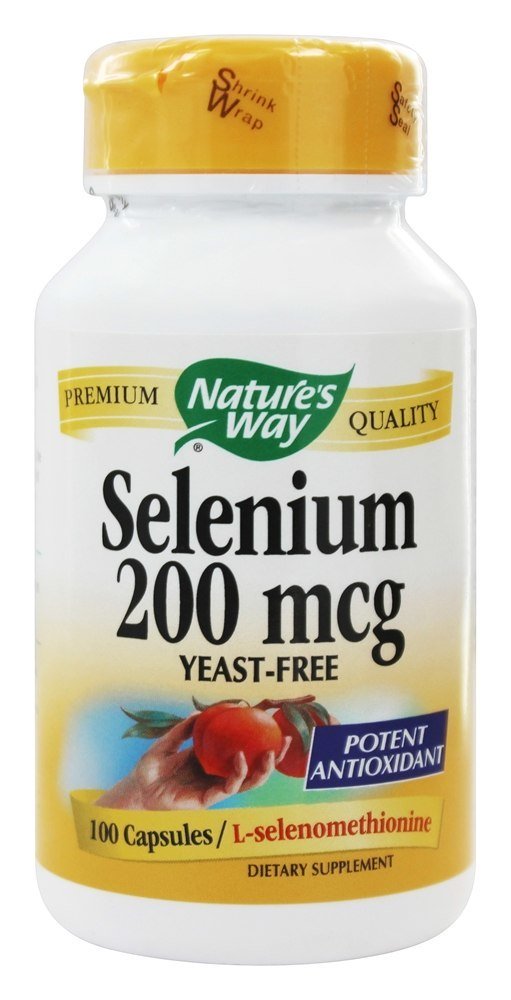 Selênio 200 mcg. - Cápsulas 100 Nature's Way