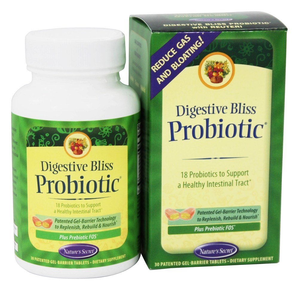 Probiótico Digestive Bliss - 30 Tablets Nature's Secret
