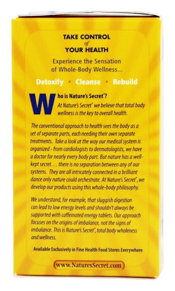 Cleanse & Flush Perda de Peso em 15 Dias - 60 Tablets Nature's Secret - Imagem 4
