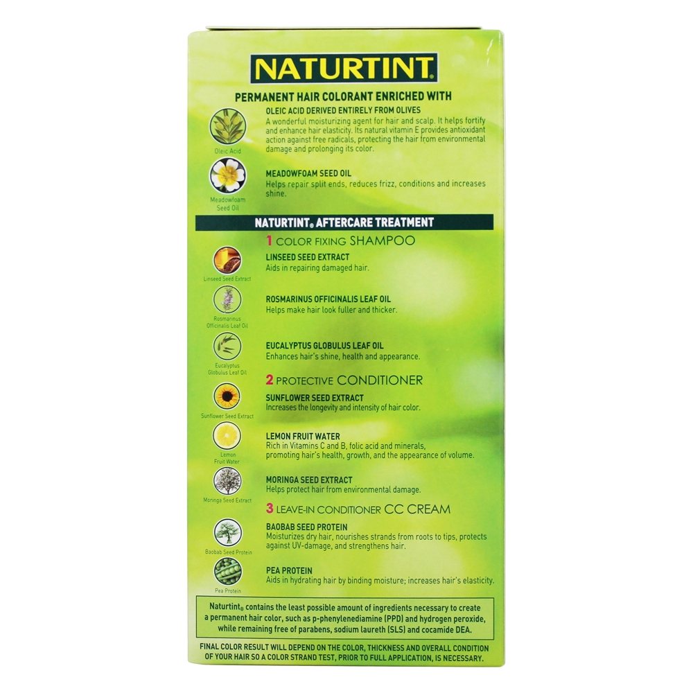 Tinta de Cabelo Permanente 4N Natural Chestnut - 5.6 fl. oz. Naturtint - Imagem 3
