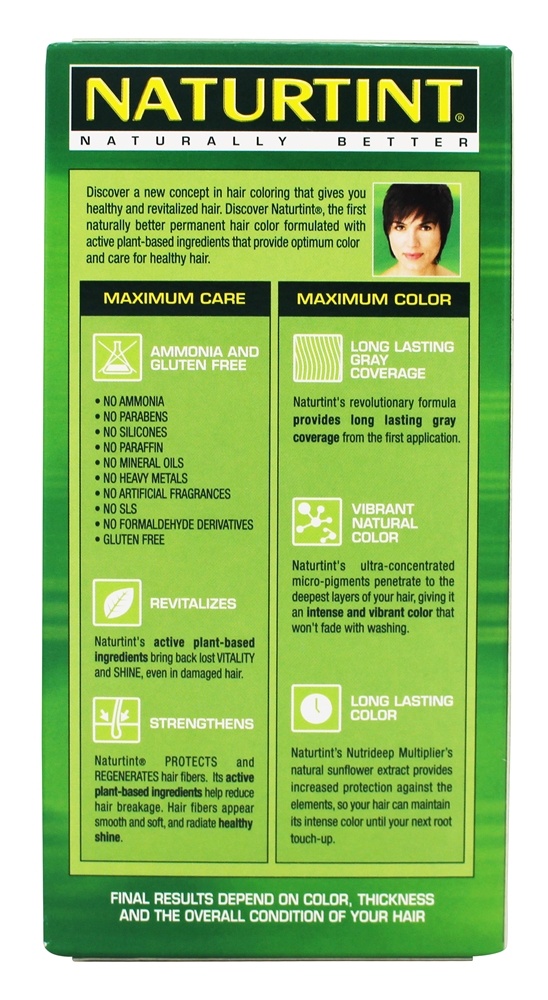 Tinta de Cabelo Permanente 4N Natural Chestnut - 5.6 fl. oz. Naturtint - Imagem 5