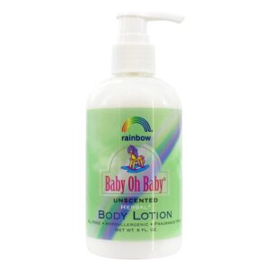 Bebê ó Bebê De ervas Corpo Loção Unscented - 8 fl. oz. Rainbow Research