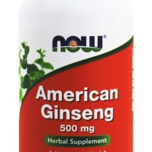 Comprar ginsengo americano 5 % ginsenoside 500 mg. - cápsulas 100 now foods preço no brasil energy ginseng ginseng, american herbs & botanicals suplementos em oferta suplemento importado loja 191 online promoção -