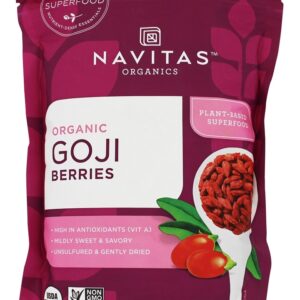Comprar goji berry desidratada orgânica - 16 oz. Navitas organics preço no brasil goji nutrientes suplementos suplemento importado loja 45 online promoção -