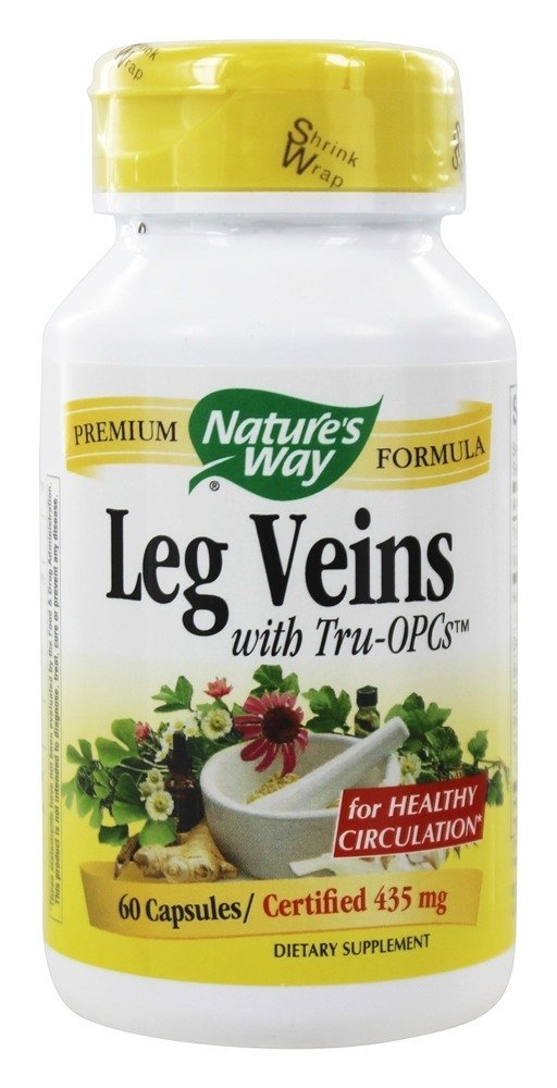 Veias da perna com Tru-OPC - Cápsulas 60 Nature's Way