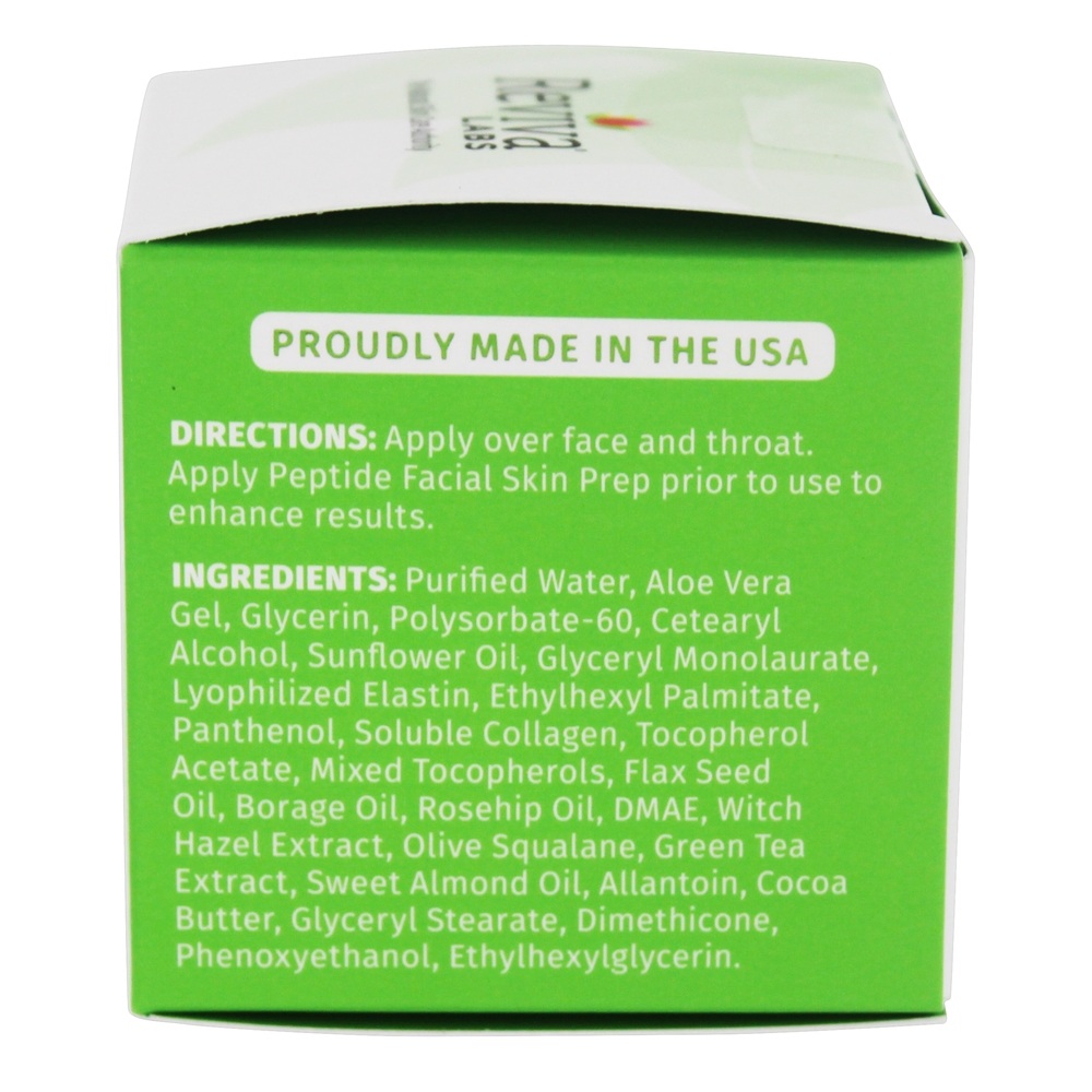 Força Profissional Elastina + DMAE Creme Noturno Firmador para Rosto - 1.5 oz. Reviva Labs - Imagem 2
