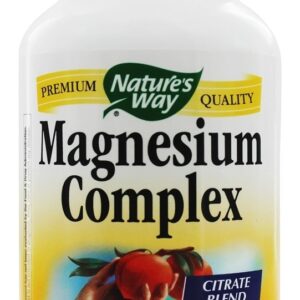Comprar complexo de magnésio - cápsulas 100 nature's way preço no brasil magnésio vitaminas e minerais suplemento importado loja 7 online promoção -