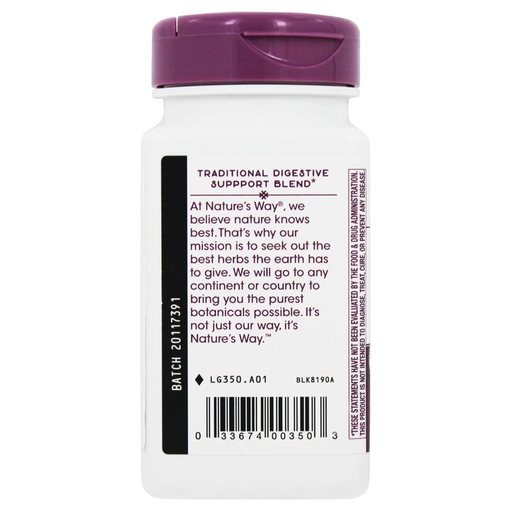 Mistura de suporte digestivo com fenu-tomilho 900 mg . - Cápsulas Vegan 100 Nature's Way - Imagem 4