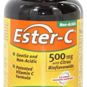 Éster C com Bioflavonóides Cítricos 500 mg. - Cápsulas 120 American Health