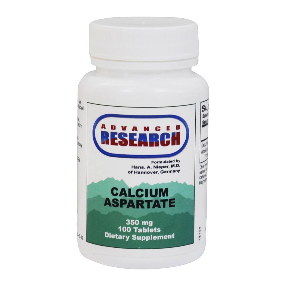 Aspartato de Cálcio 350 mg. - 100 Tablets Advanced Research