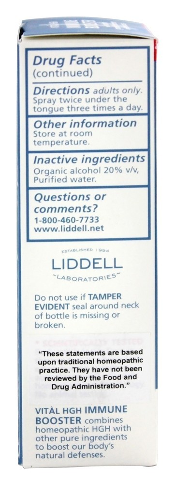 Impulsionador Imune Vital com Echinacea Spray Oral Homeopático - 1 fl. oz. Liddell Laboratories - Imagem 3
