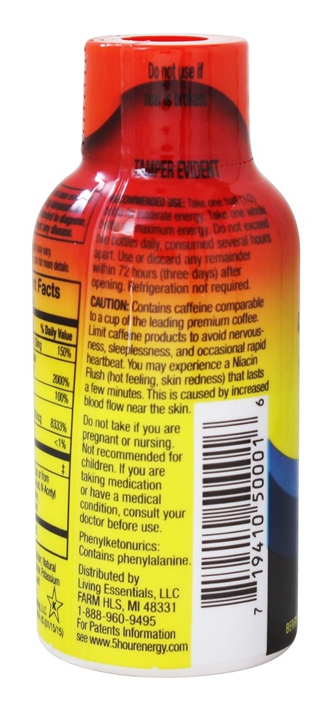 Baga de Força Regular de Energia Fotografada - 1.93 fl. oz. 5-Hour Energy - Imagem 3