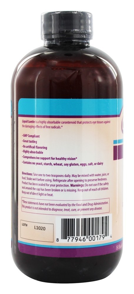 Luteína Liquida Para a Saúde Ocular - 8 fl. oz. Life Solutions - Imagem 3