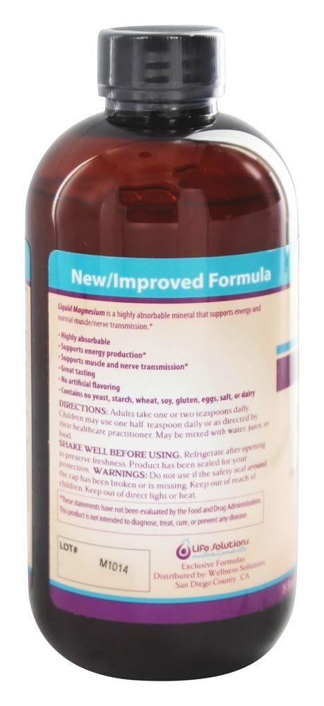 Magnésio Líquido - 8 fl. oz. Life Solutions - Imagem 3