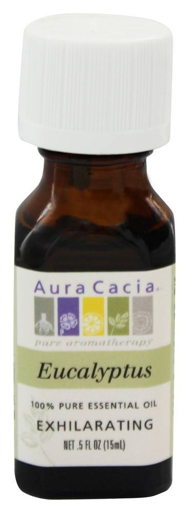 Óleo essencial eucalipto emocionante - 0.5 fl. oz. Aura Cacia
