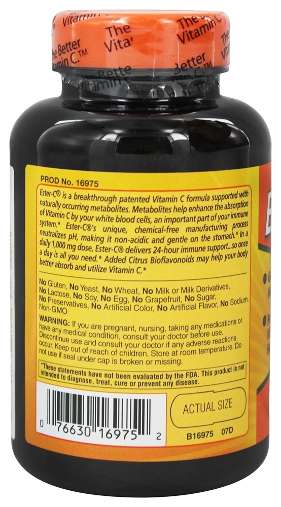 Éster C com Bioflavonóides Cítricos 1000 Mg. - Cápsulas 90 American Health - Imagem 3