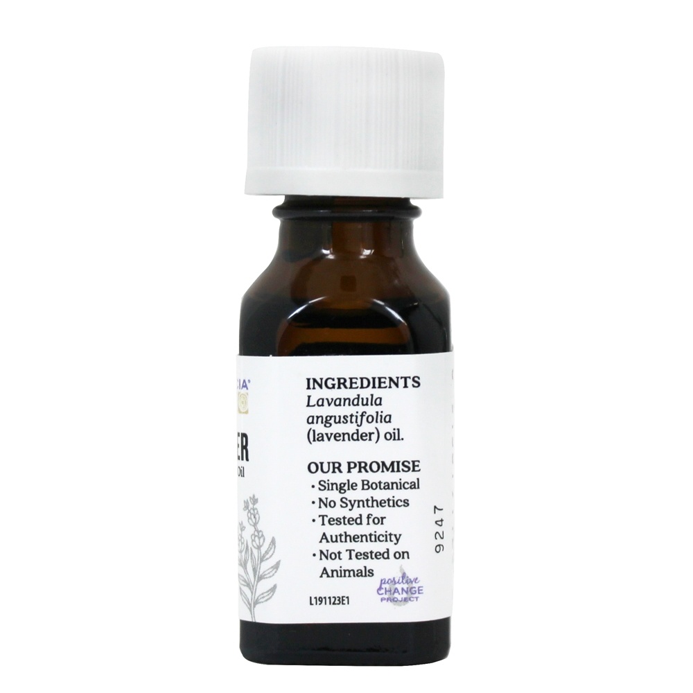 Óleo essencial de lavanda relaxante Pure - 0.5 fl. oz. Aura Cacia - Imagem 2