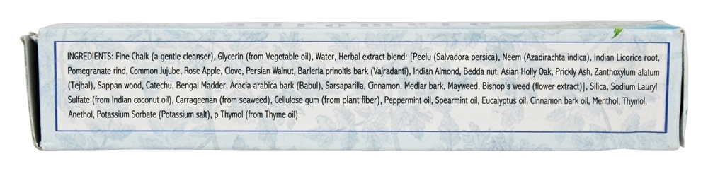 Hortelã fresca de creme dental Ayurveda - 4.16 oz. Auromere - Imagem 2