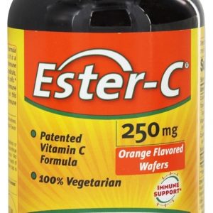 Comprar ester c wafers mastigáveis sabor laranja 250 mg. - 125 bolachas american health preço no brasil cromo vitaminas e minerais suplemento importado loja 119 online promoção -