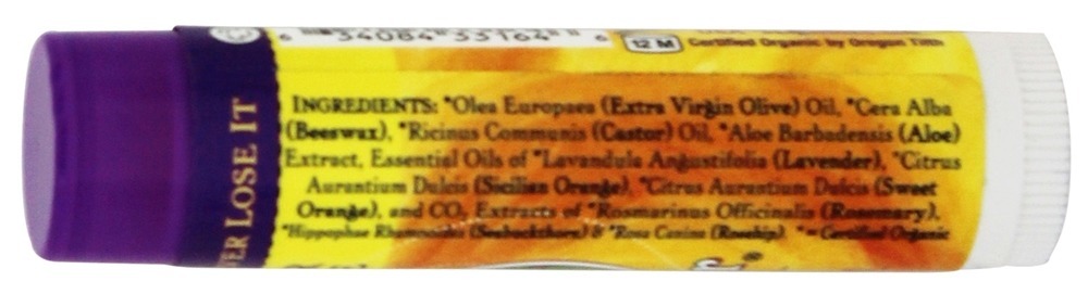 Vara de Bálsamo de Lábios e Laranja - 0.15 oz. Badger - Imagem 2