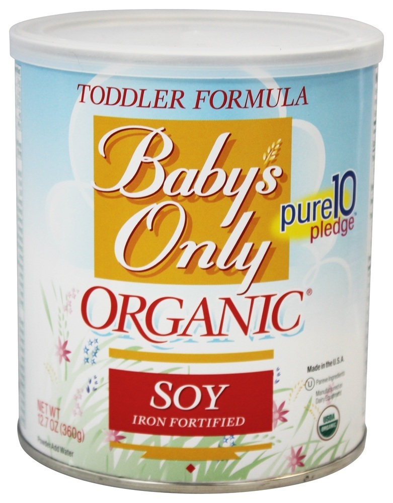 Fórmula Orgânica de Soja Infantil Fortificada - 12.7 oz. Ba