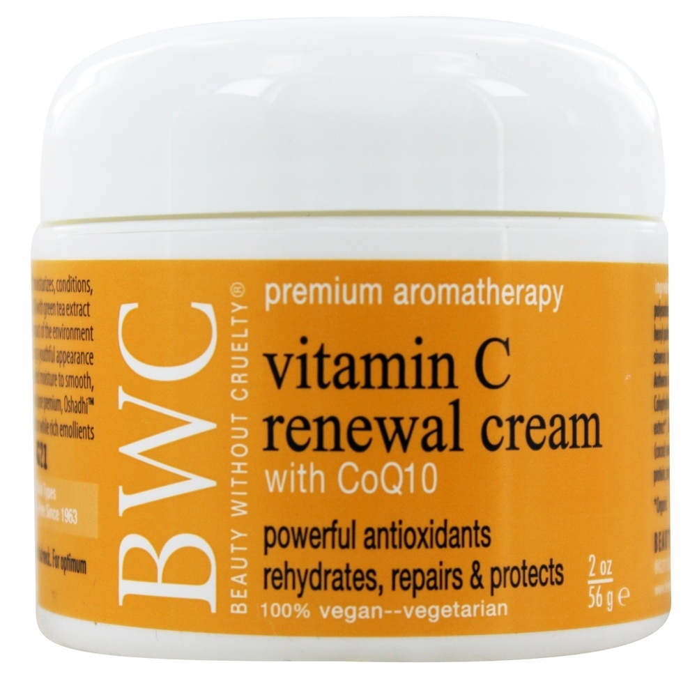 Vitamina C CoQ10 Renovação Creme Facial - 2 oz. Beauty Without Cruelty