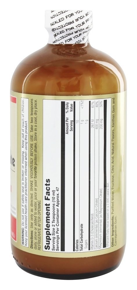 Citrato de Magnésio Cálcio Líquido Natural Sabor Morango - 16 fl. oz. LifeTime Vitamins - Imagem 2