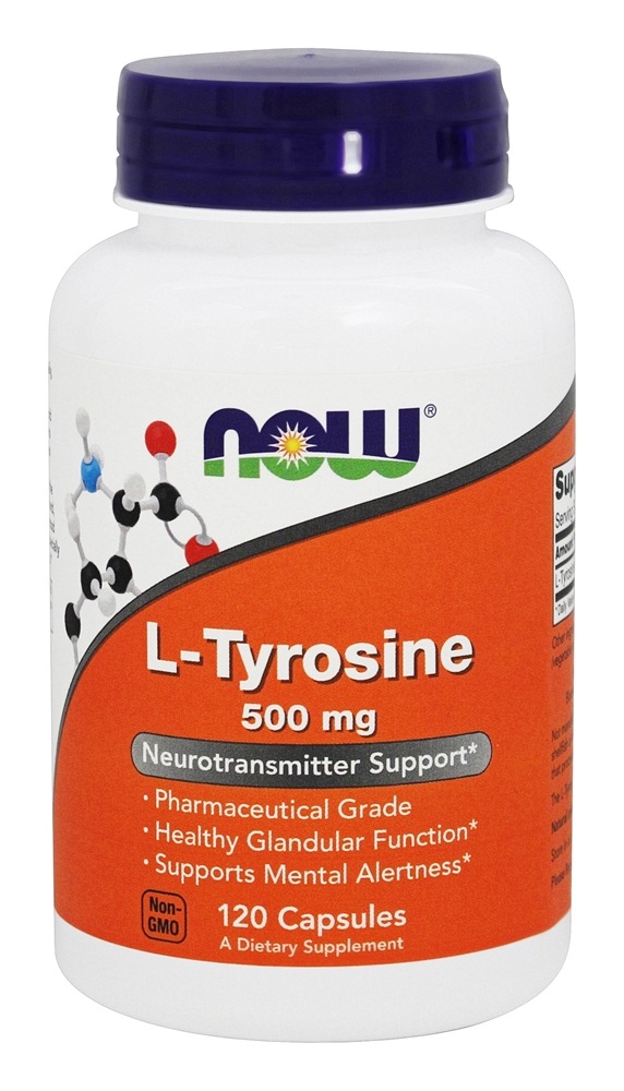 L-Tirosina 500 mg. - Cápsulas 120 NOW Foods
