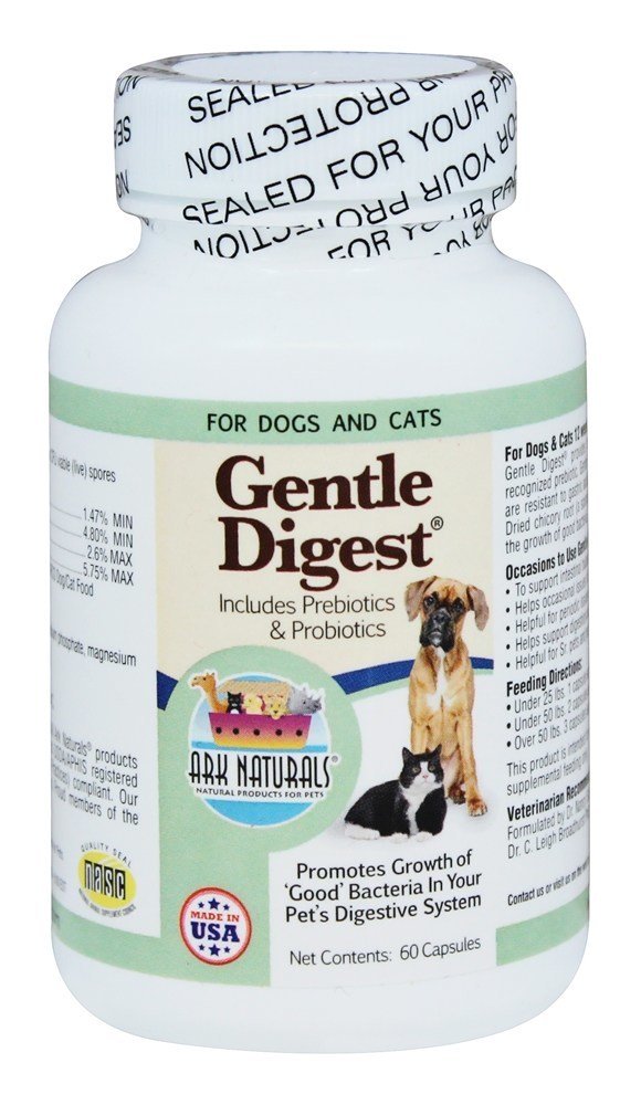 Digest suave para cães e gatos - Cápsulas 60 Ark Naturals