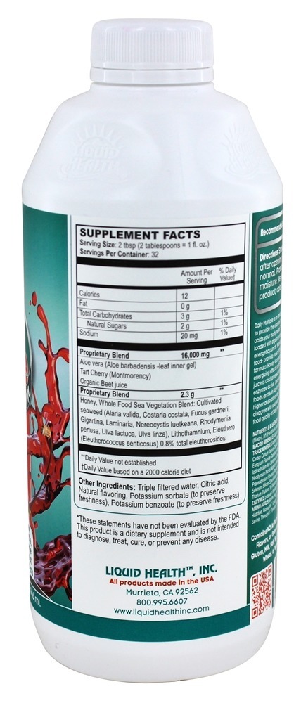 Múltiplo Diário - 32 fl. oz. Liquid Health - Imagem 2