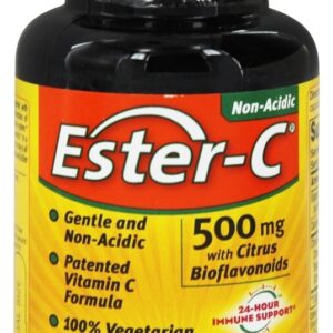 Éster C com Bioflavonóides Cítricos 500 mg. - Cápsulas vegetarianas 60 American Health