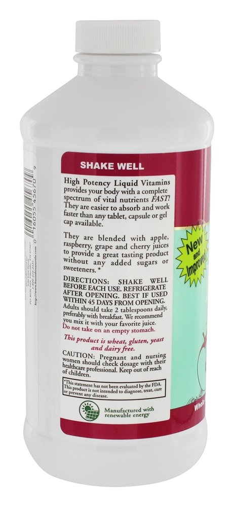 Vitaminas Líquidas de Alta Potência - 16 fl. oz. Buried Treasure Products - Imagem 3