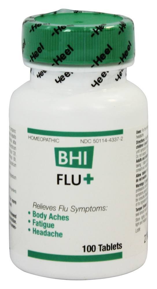 Gripe + - 100 Comprimidos anteriormente Flu Plus BHI/Heel